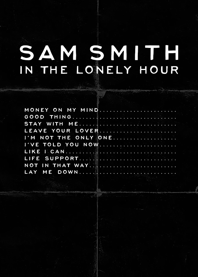 Sam Smith In The Lonely Hour Album Art