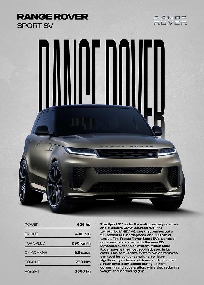 Range Rover Sport SV Car