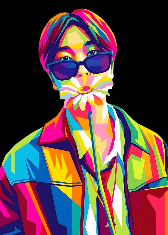Yung Kai Pop Art Portrait