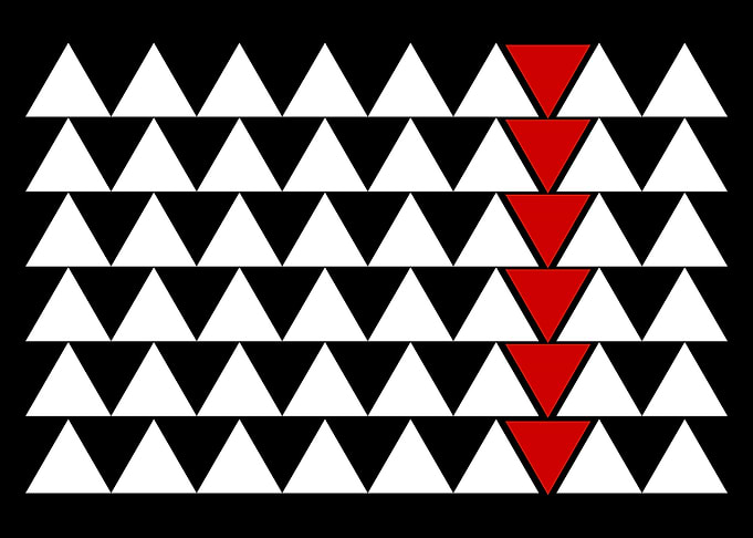 Geometric Triangle Pattern