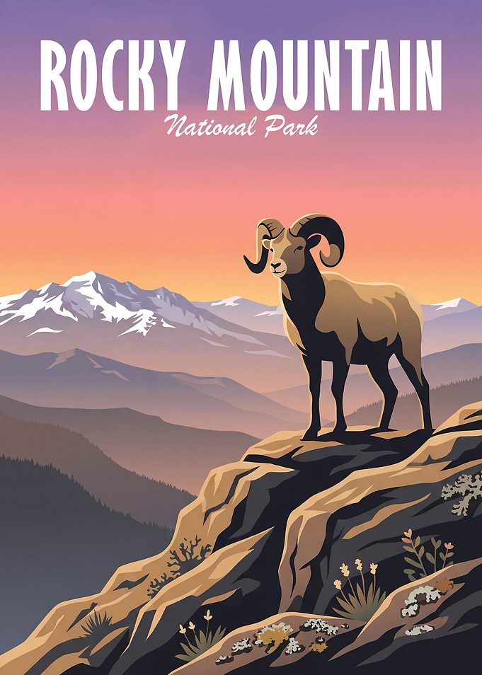 Rocky Mountain National Park Bighorn Sheep