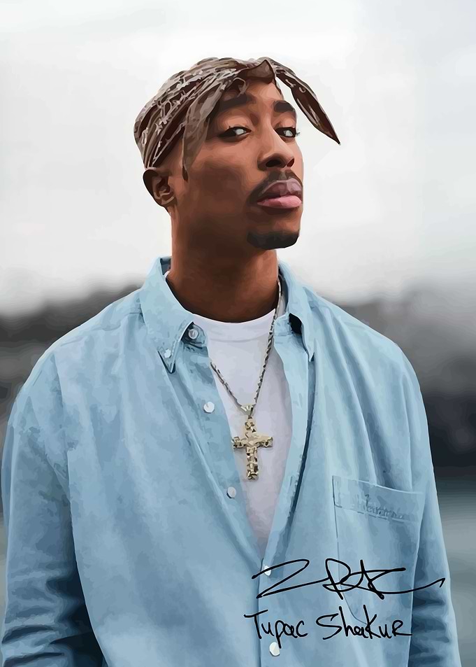 Tupac Shakur Portrait