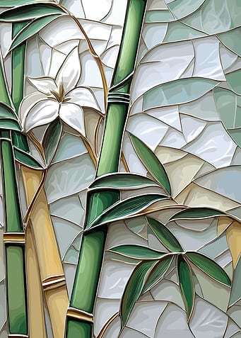 Stained Glass Bamboo