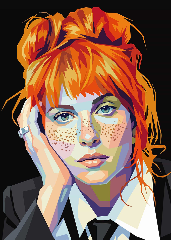 Pop Art Portrait of Hayley Williams