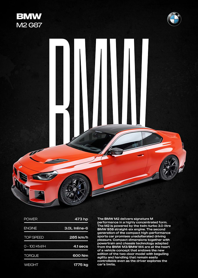 BMW M2 G87 Sports Car