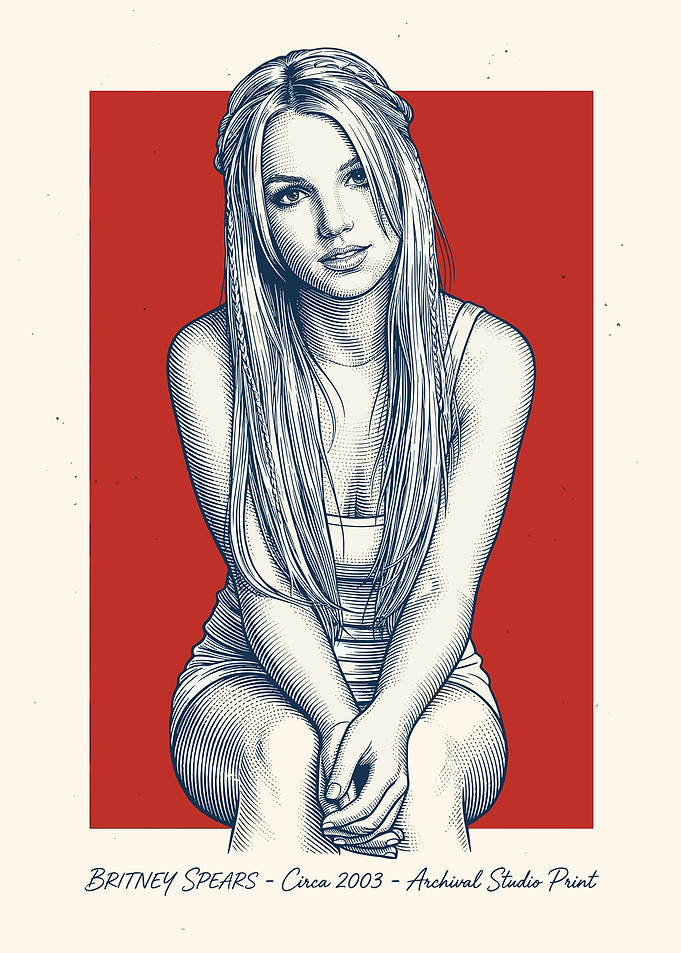 Britney Spears Circa 2003 Portrait