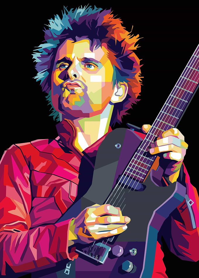 Matt Bellamy Playing Guitar