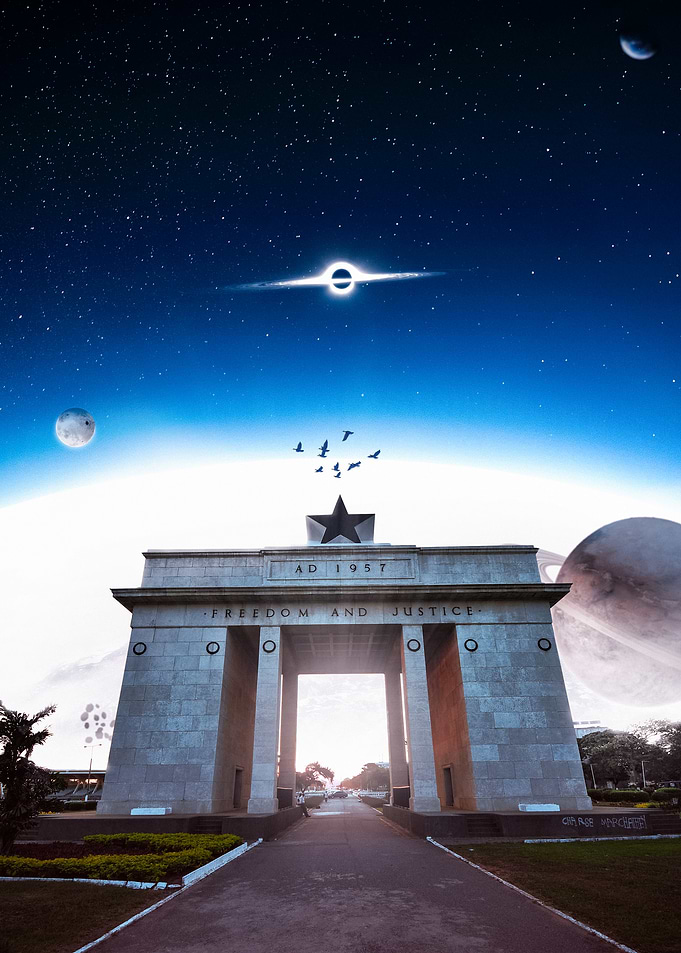 Independence Arch in Space