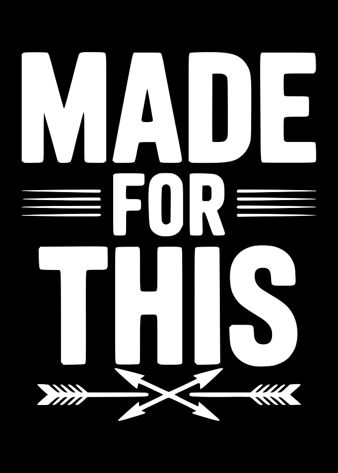 Made For This Text Art