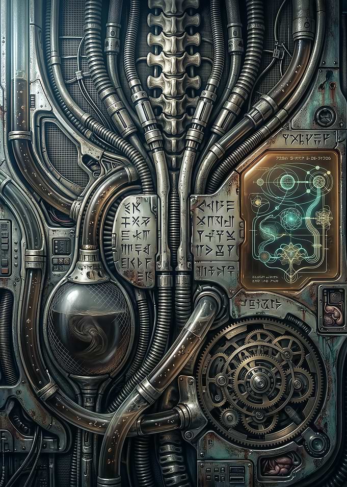 Steampunk Mechanical Interior