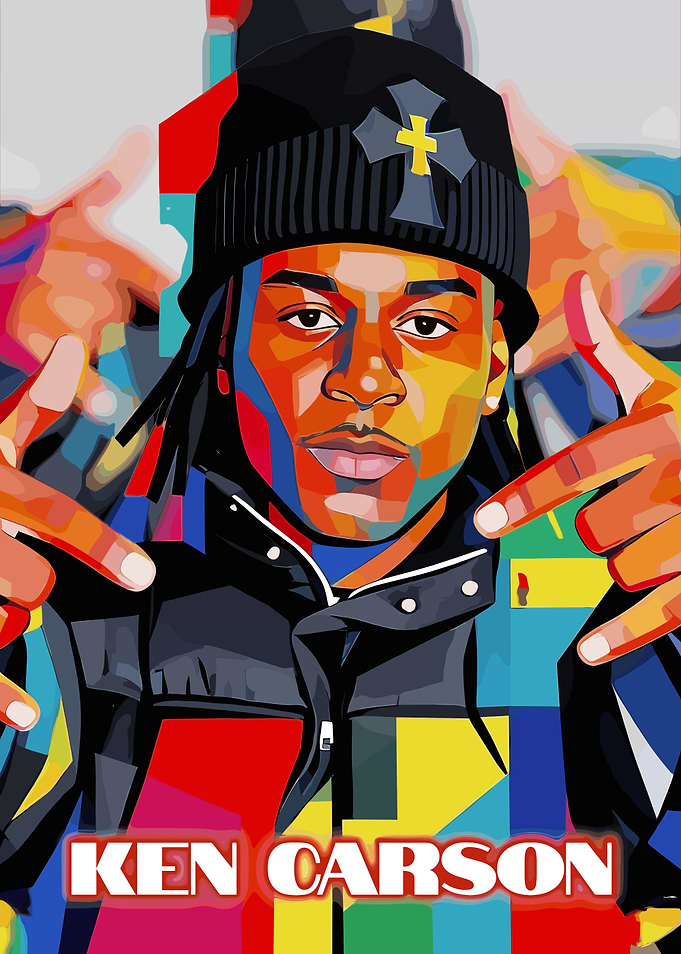 Ken Carson Pop Art Portrait