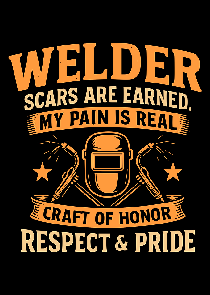 Welder Scars Earned Respect Pride