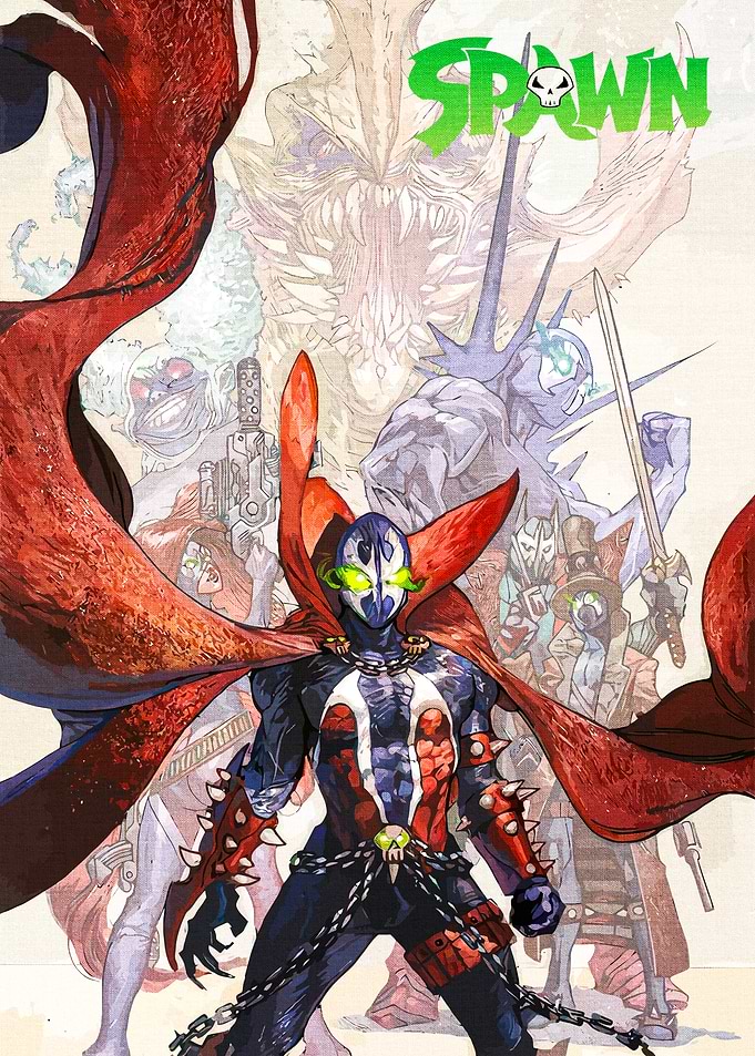 Spawn Comic Book Cover Art