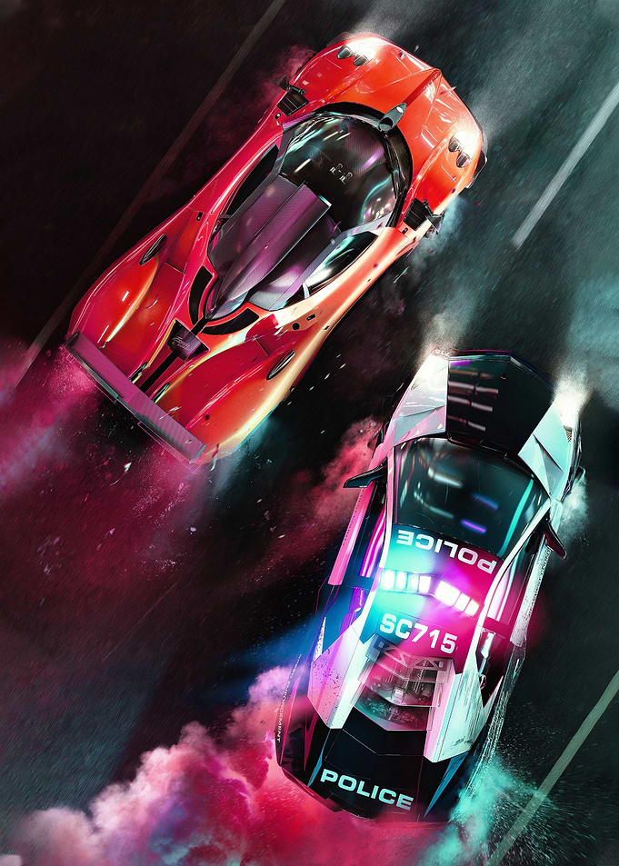 Racing Cars and Police Car