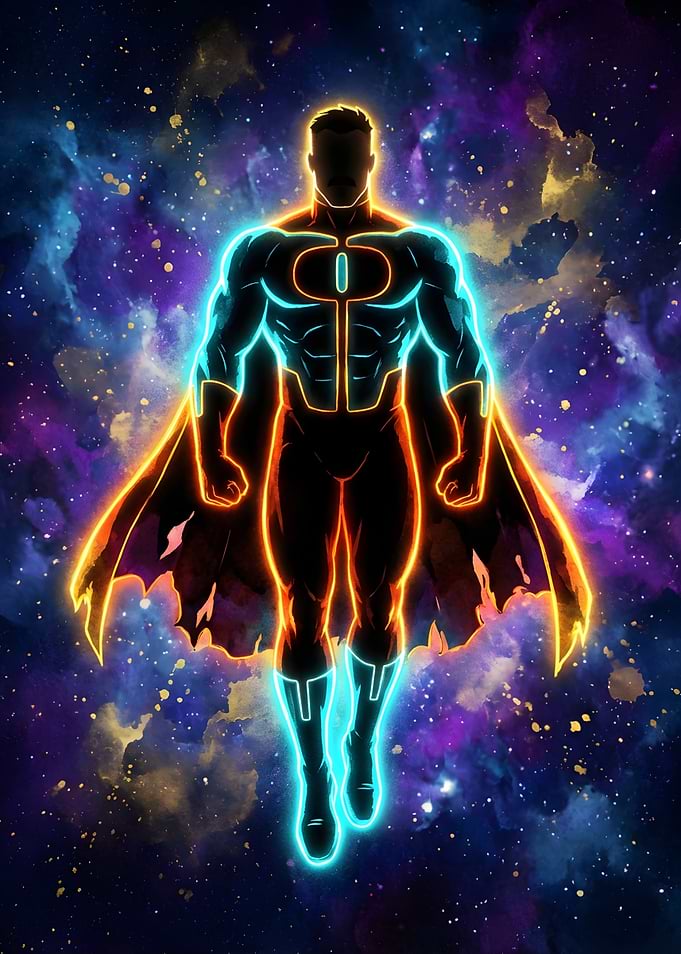 Superhero in Cosmic Background