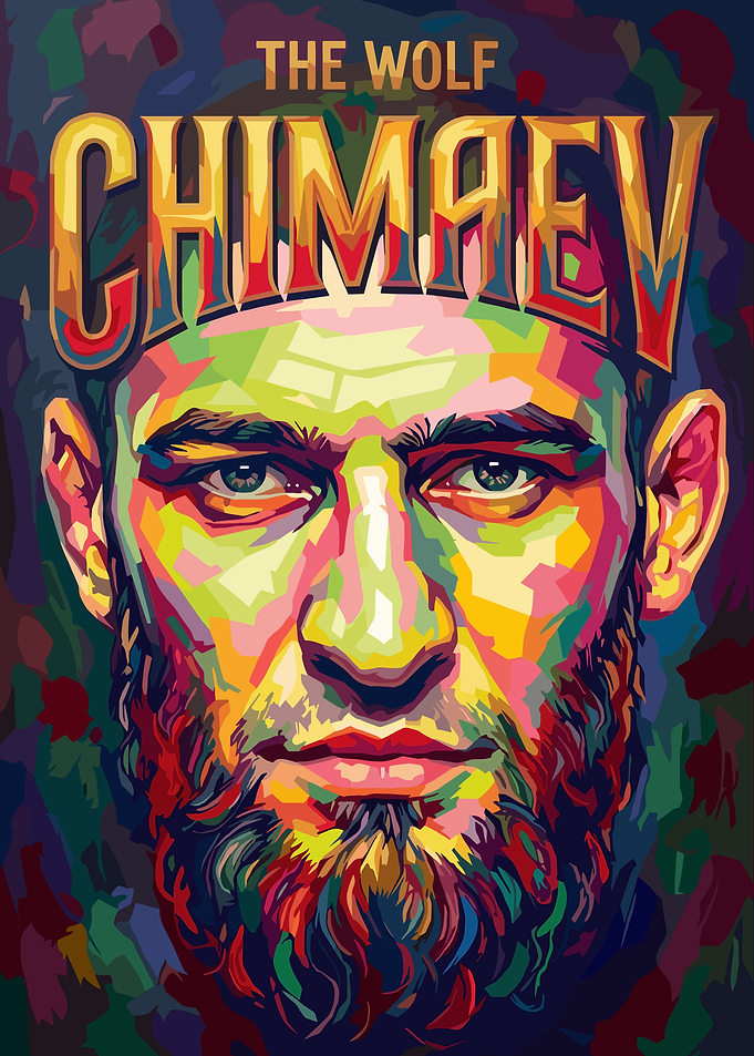 Khamzat Chimaev 'The Wolf' Portrait
