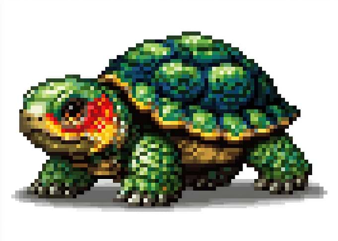 Pixel Art Turtle
