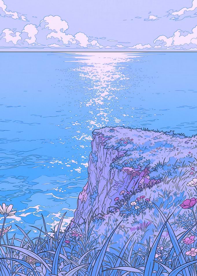 Serene Cliffside Ocean View