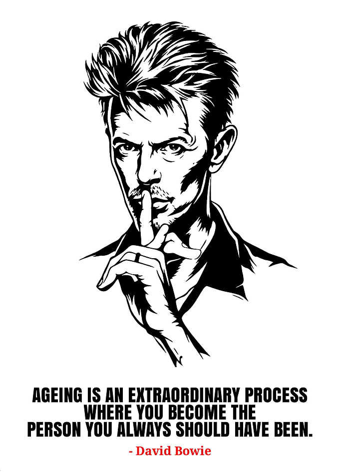David Bowie Ageing Quote