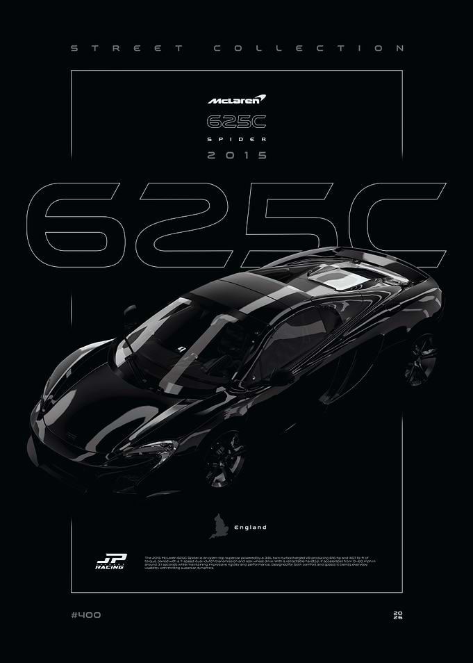 McLaren 625C Spider 2015 Black Series