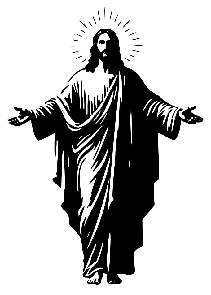 Jesus Christ with Open Arms