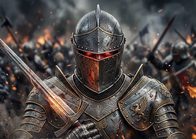 Knight in Battle
