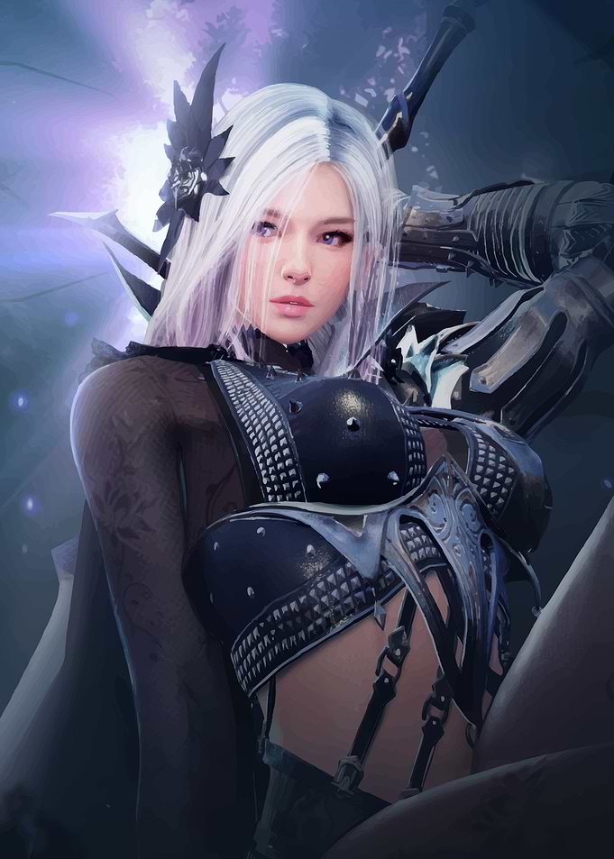 Black Desert Art Portrait