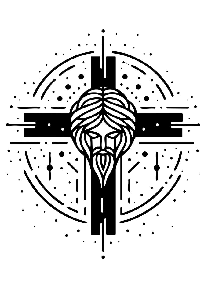 Jesus Christ Cross Icon
