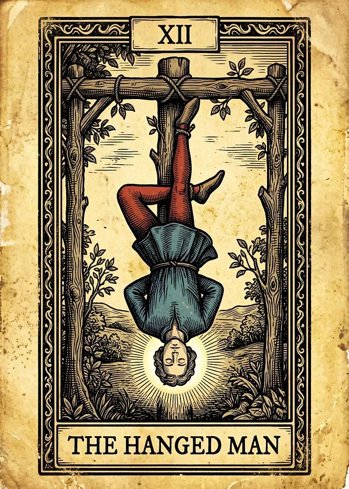 The Hanged Man Tarot Card