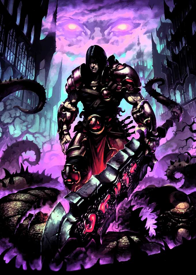 Dark Warrior with Giant Sword