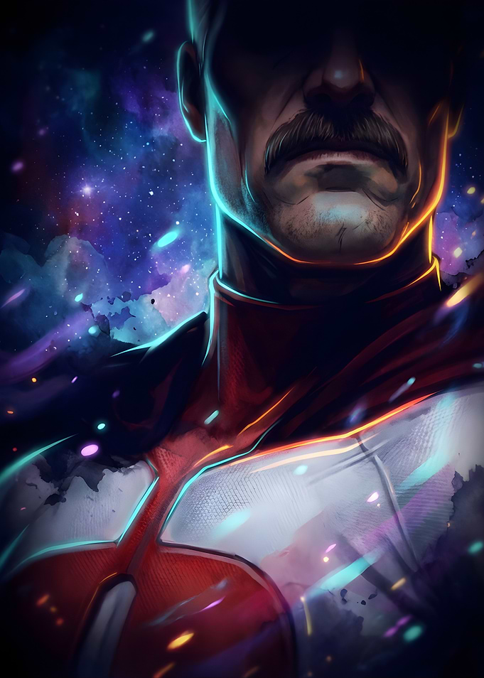 Superhero in Space