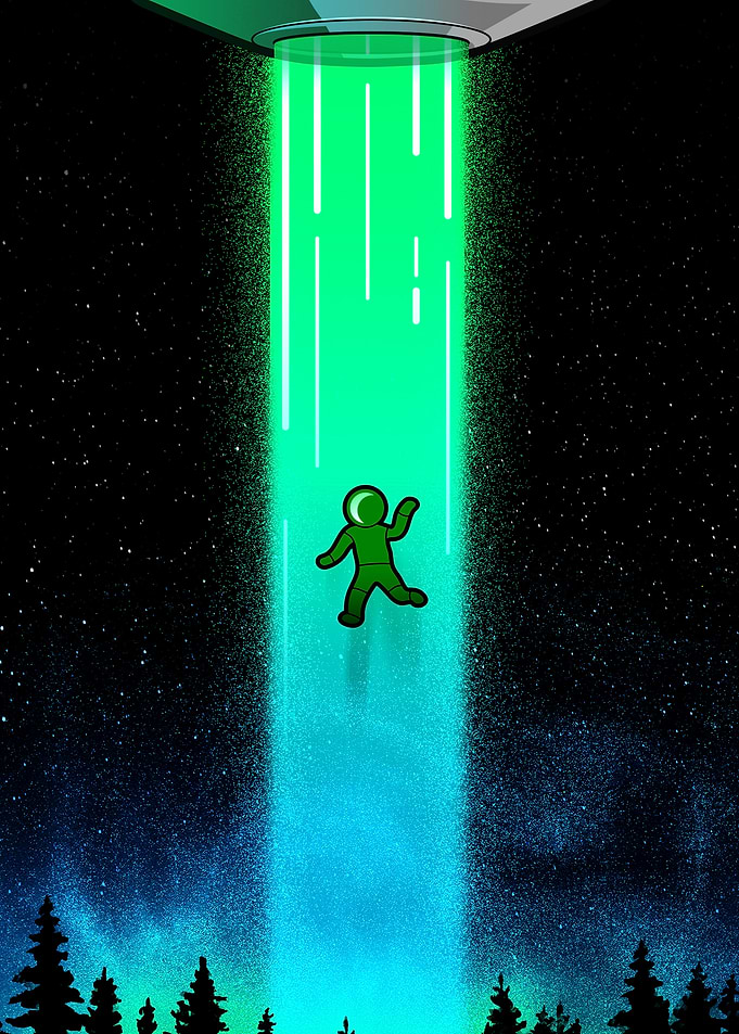 Alien Abduction in Space