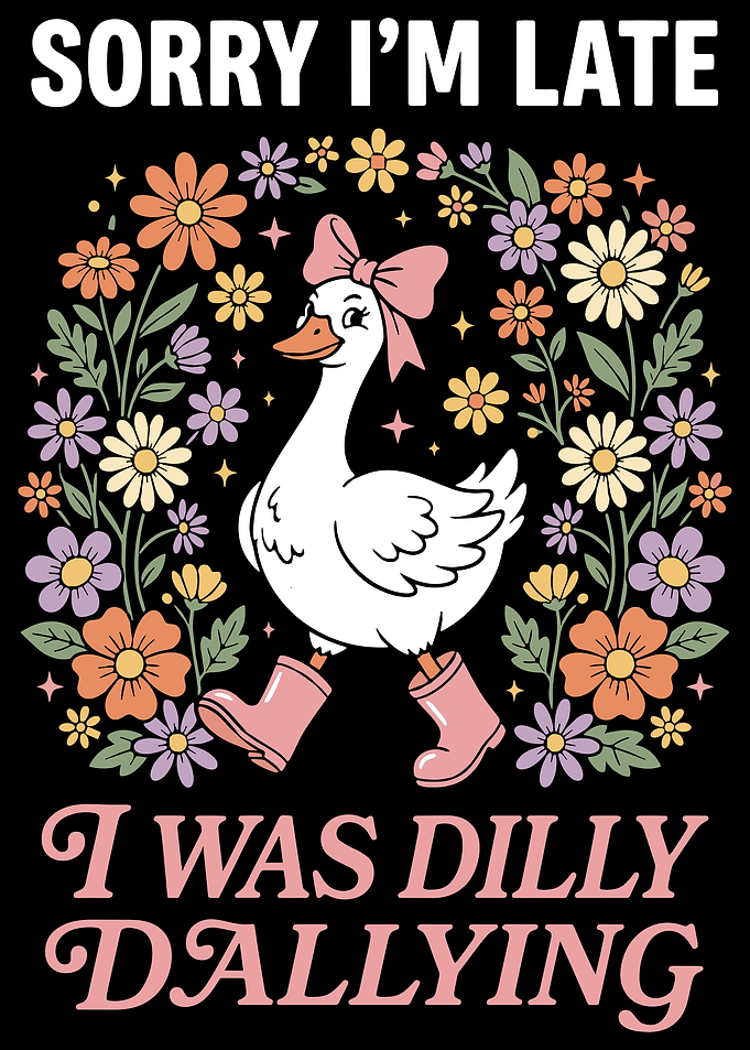 Funny Duck Dilly Dallying