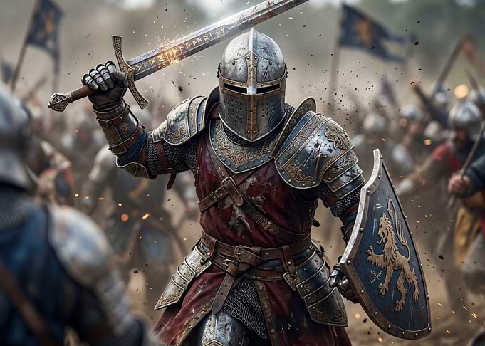 Knight in Battle