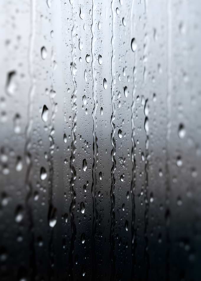 Raindrops on Glass