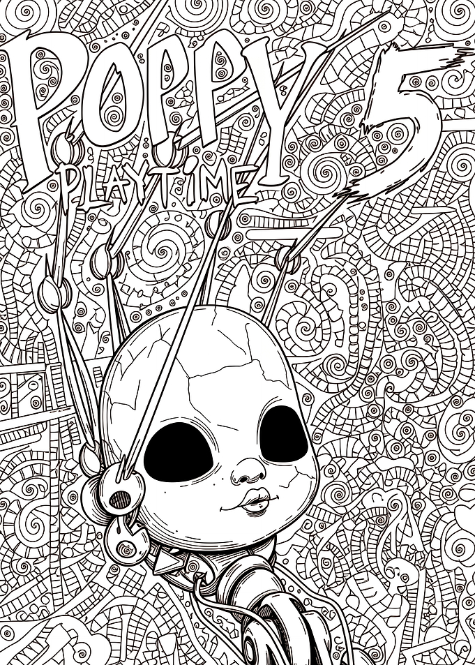 Poppy Playtime 5 Coloring Page