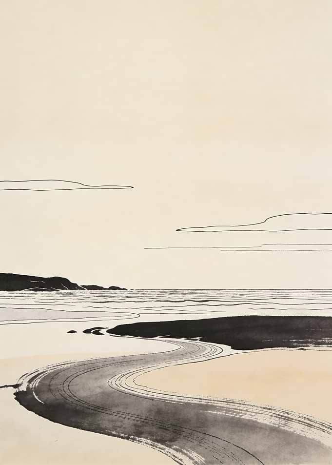 Minimalist Landscape Painting
