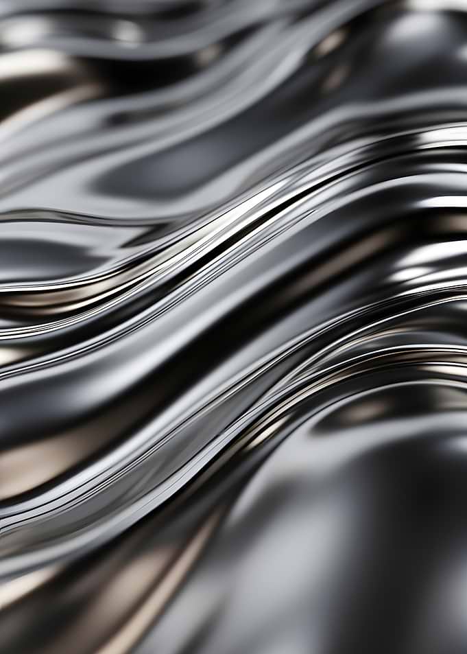 Abstract Metallic Waves