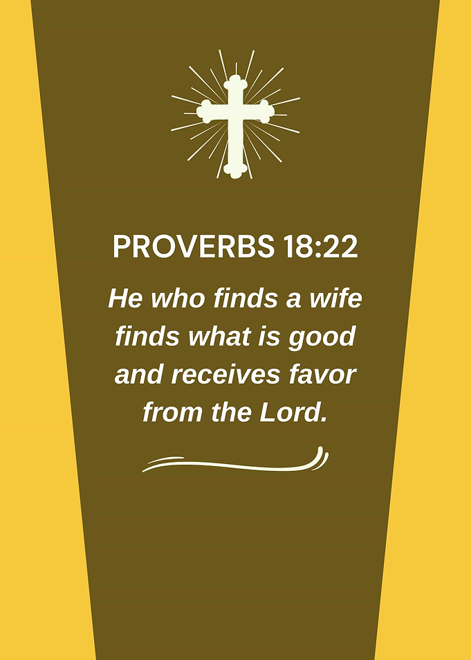 Proverbs 18:22 Bible Verse