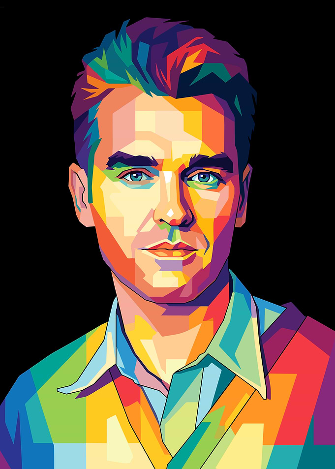 Morrissey Colorful Pop Art Portrait