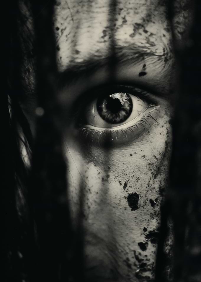 Close-up of a Grungy Eye