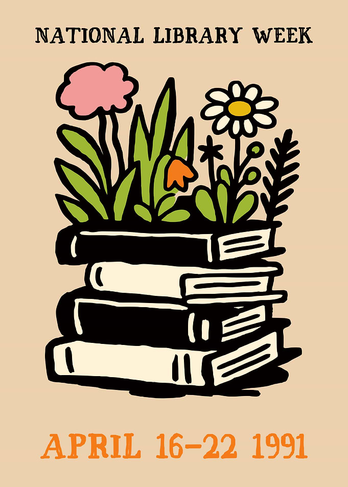 National Library Week 1991 Poster
