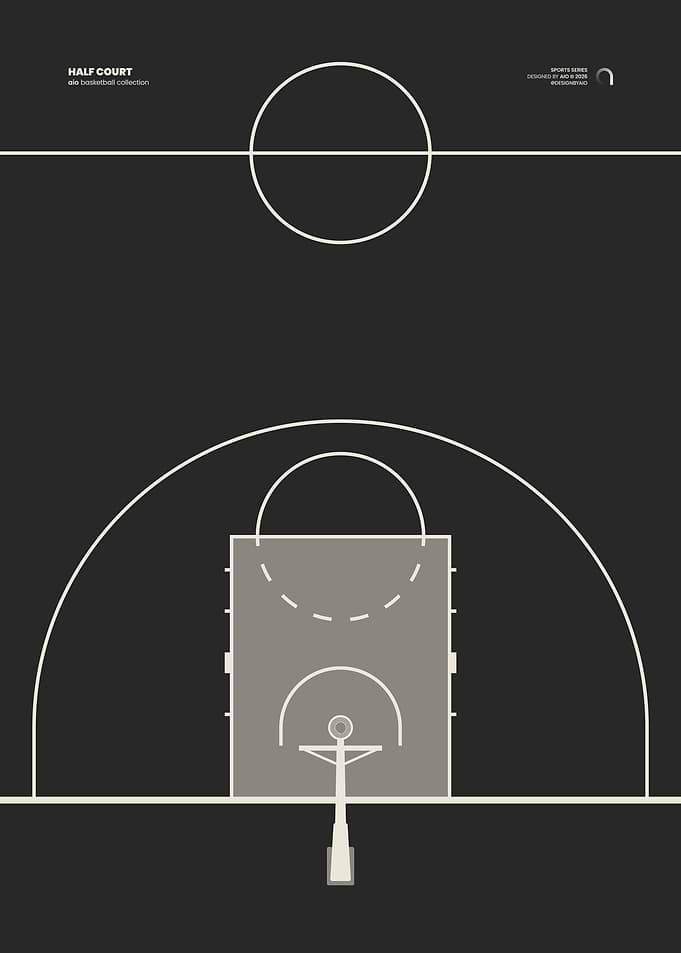 Basketball Half Court Diagram