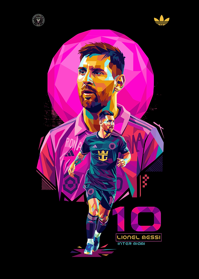 Lionel Messi Pop Art