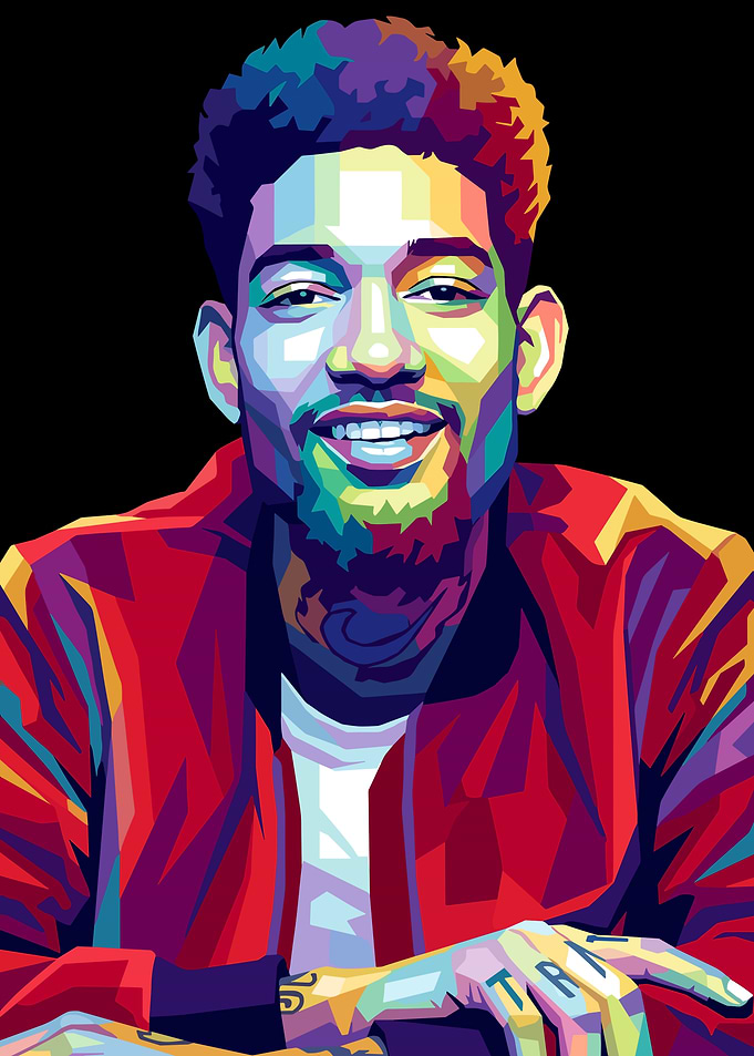 Pop Art Portrait of PnB Rock