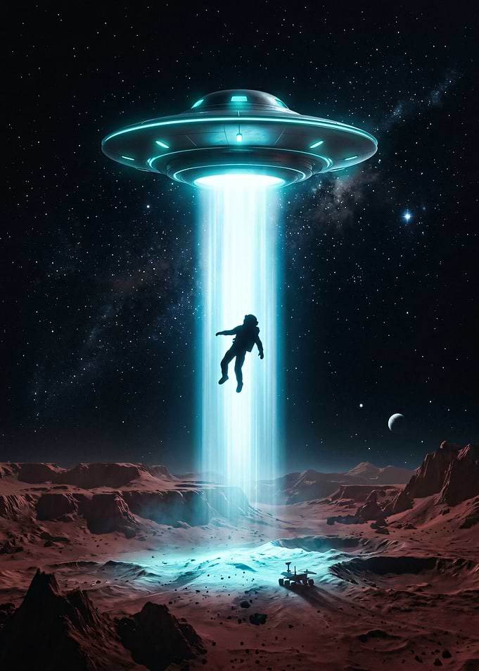 Astronaut Abducted by UFO on Mars