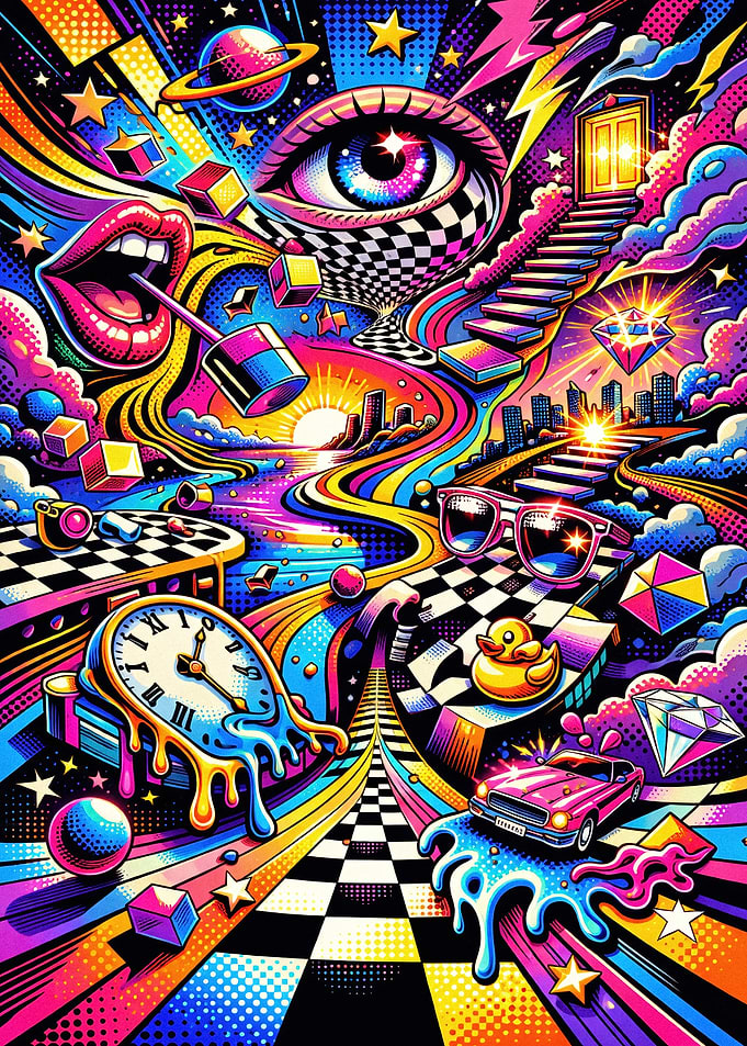 Psychedelic Surreal Dreamscape