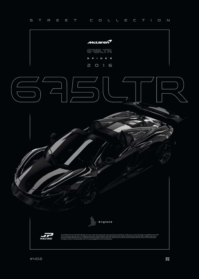 McLaren 675LTR Spider 2016 Black Series