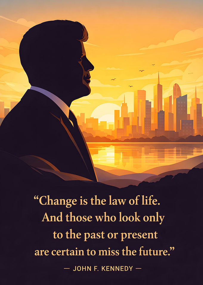 John F. Kennedy Quote on Change