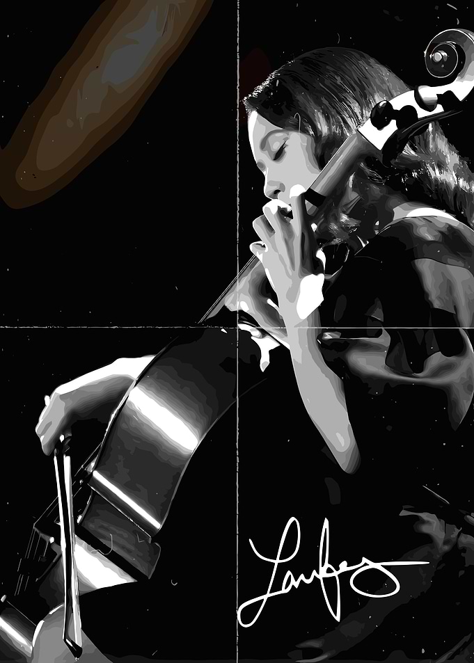 laufey Cellist Playing Cello